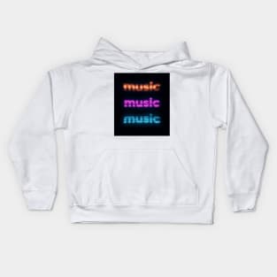 Music is my life Kids Hoodie